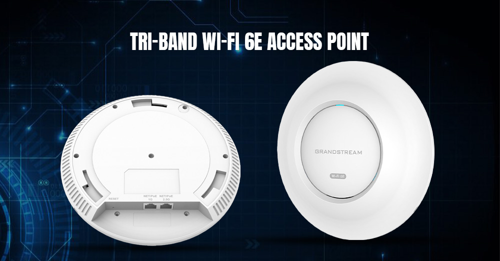 Grandstream Tri-Band Wi-Fi 6E Access Point